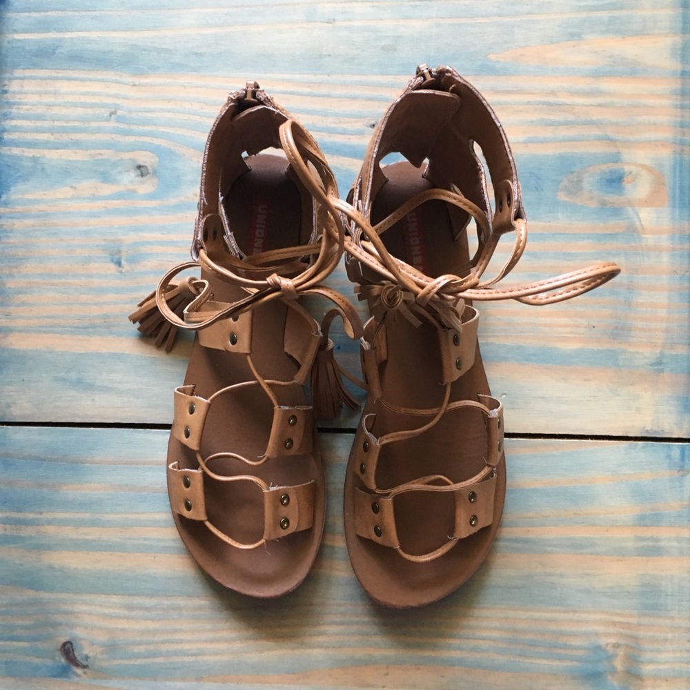 Tan Gladiator Sandals